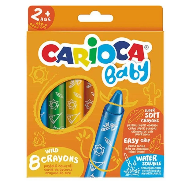 Carioca Pastel Boya Bebek 8 Li 2+Yaş 42892 ürün görseli 1