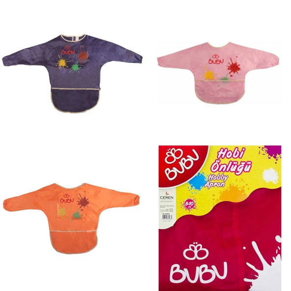 Bu-Bu Boyama Önlüğü 8-10 Yaş Bubu00007 - 4