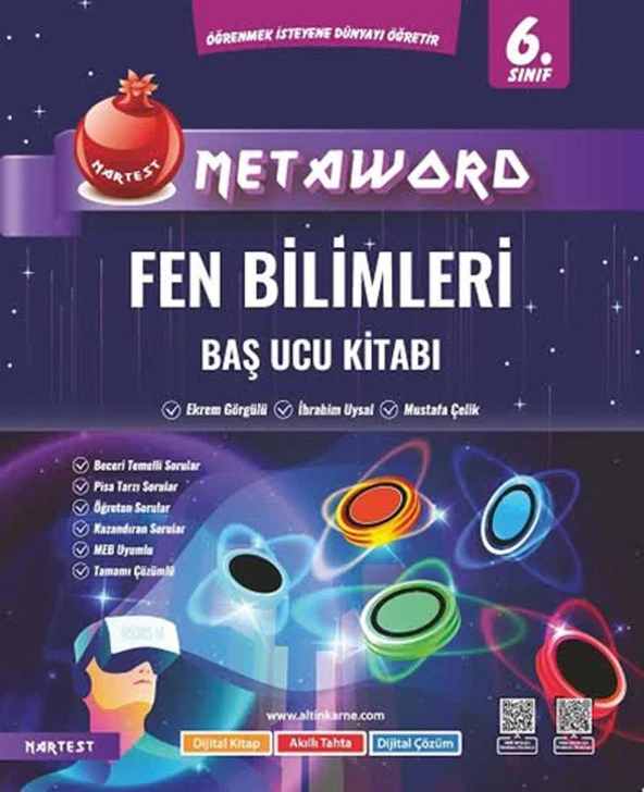 Nartest 6. Sınıf Fen Bilimleri Metaword Baş Ucu Kitabı