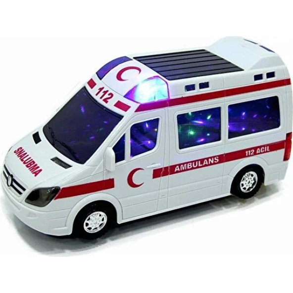112 Ambulans 3D Işıklı Sesli
