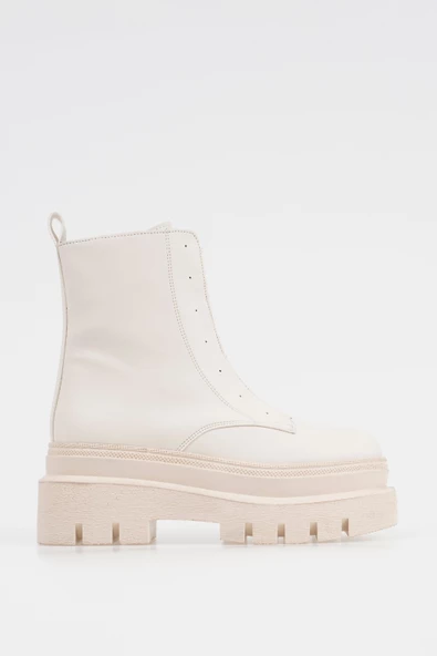 Kadın Lastik Bağ Detaylı Bot Kalın Platform Tabanlı Günlük Bot - 7