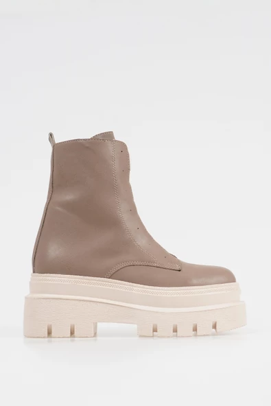 Kadın Lastik Bağ Detaylı Bot Kalın Platform Tabanlı Günlük Bot - 10