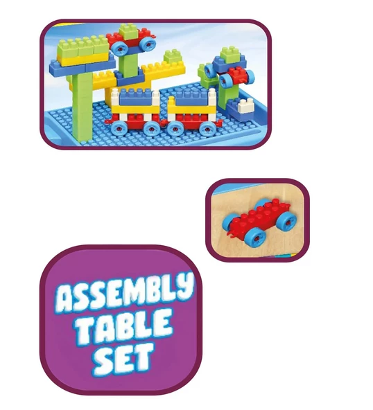 Masalı 100 Parça Block Yapı Aktivite Oyun Seti - 10