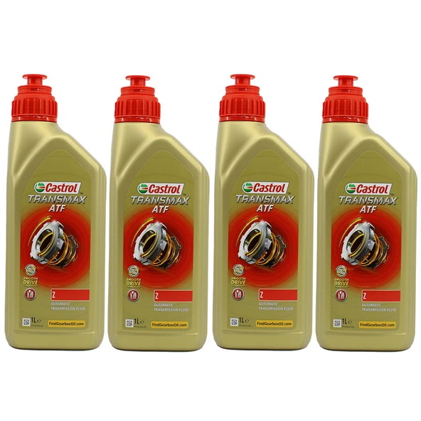 Castrol Transmax Z 1 Litre Sentetik Otomatik Şanzıman Yağı (4 Adet)