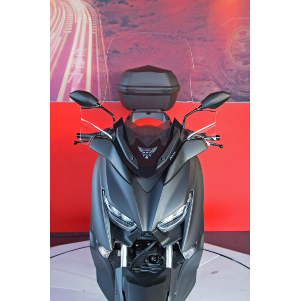 ABV Yamaha X-Max El Korumalı Şeffaf Tur Camı 73.5x64 cm (17-23)
