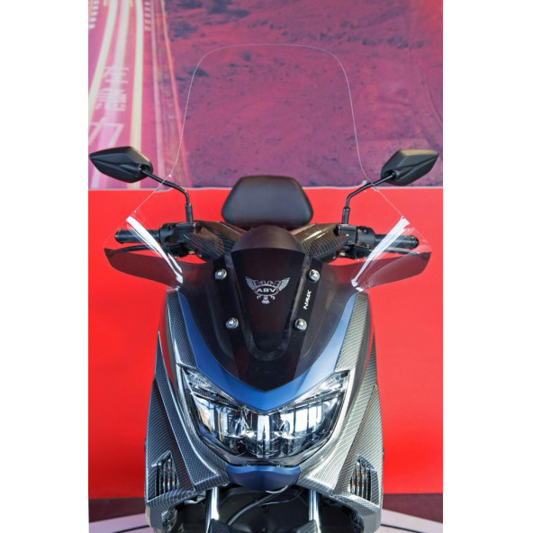 ABV Yamaha N-Max El Korumalı Şeffaf Tur Camı 75x67.5 cm (15-20)