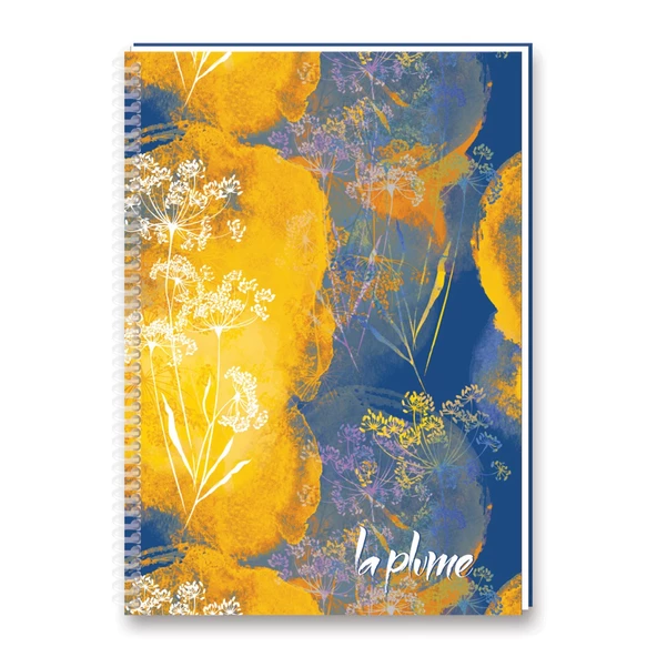 Keskin Color  La Plume A5 100 Yaprak Kareli Spiralli Defter - 3