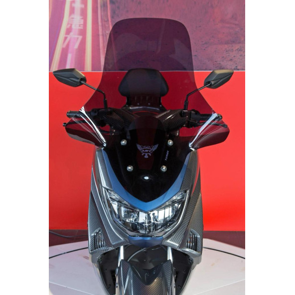 ABV Yamaha N-Max El Korumalı Açık Füme Tur Camı 75x67.5 cm (15-20)