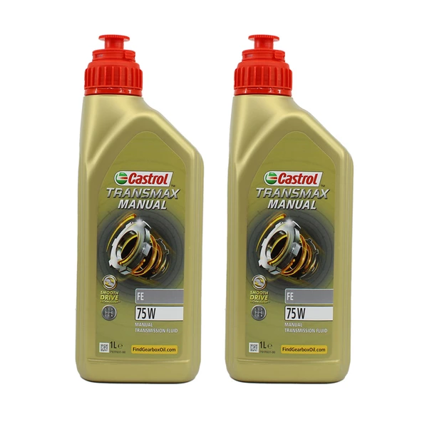 Castrol Transmax Manual FE 75W 1 Lt Manuel GL-4 Şanzıman Yağı (2 Adet)