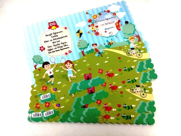 Karne Kabı  Parkta Çocuklar - Karne Kabı