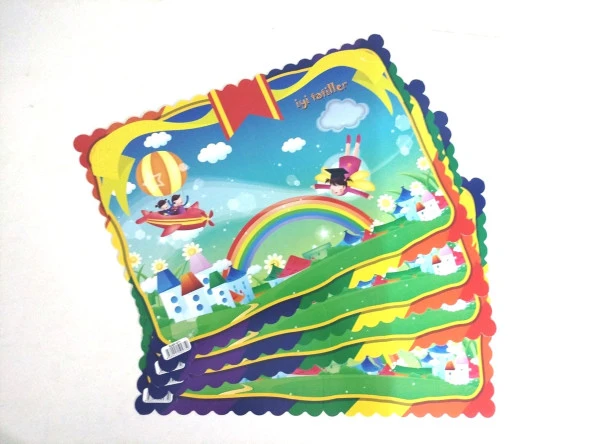 Karne Kabı  gökkuşağı - Karne Kabı