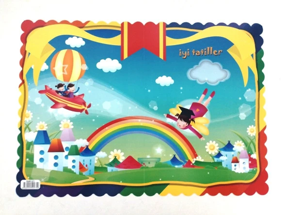 Karne Kabı  gökkuşağı - Karne Kabı - 2