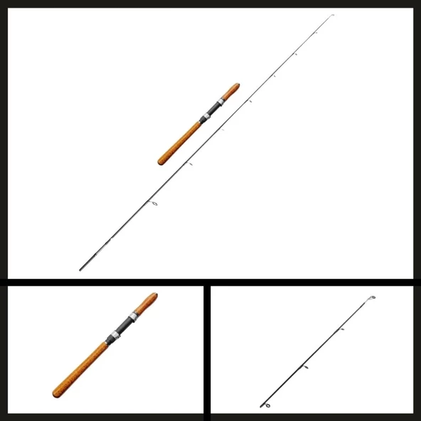 Uyguna-Yakala 1.80 Mt Protackle Kaminan 30-80 Gr 2 Parça Spin Kamış-AMS.045