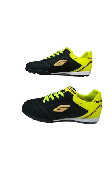 Siyah Sarı 2101 Erkek Çocuk Halı Saha Ayakkabısı - 6