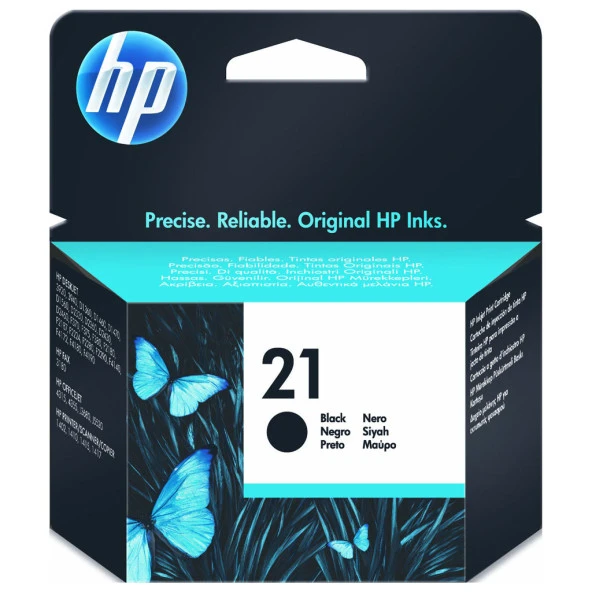HP C9351AE 21 SIYAH MUREKKEP KARTUSU 190 SAYFA