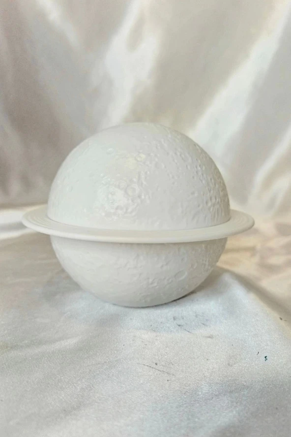 Difüzör Ay Temalı 3 Renk Led Işıklı Soğuk Buhar Nemlendirici 3D - 7