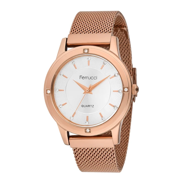 Ferrucci FC11959H.01 Hasır Kordonlu Kadın Kol Saati