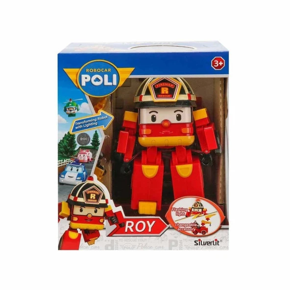 POLI 83093 Robocar Poli Işıklı Dönüşen Figür Roy