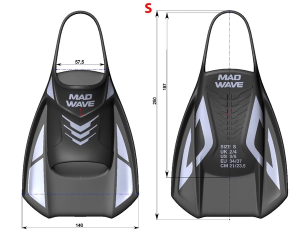 Mad Wave Powerfin Ayak Paleti - Resim 5