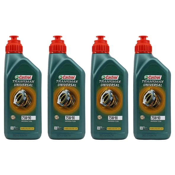 Castrol Transmax Universal 75W-90 1 Lt Manuel Şanzıman Yağı (4 Adet)