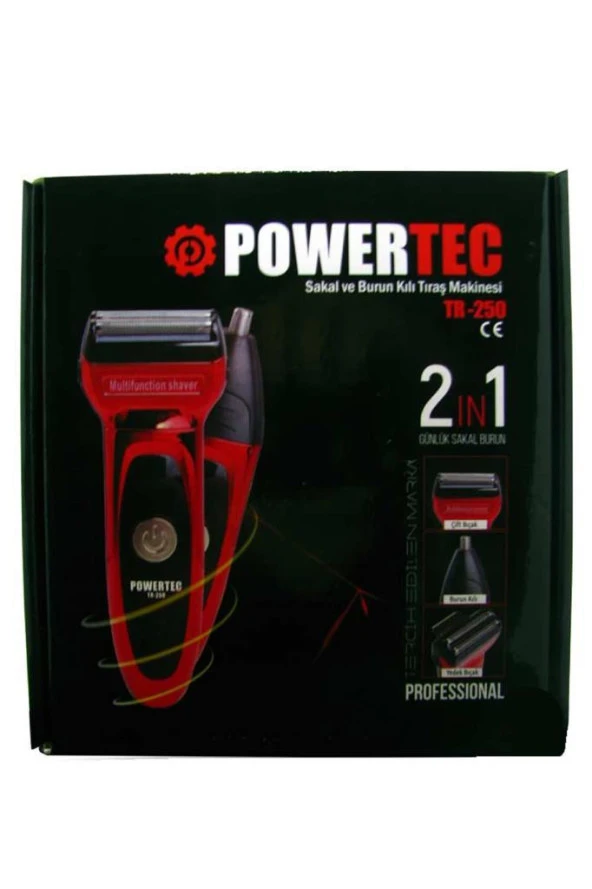 Powertec TR-250 Sakal ve Burun Kılı Tıraş Makinesi - 2