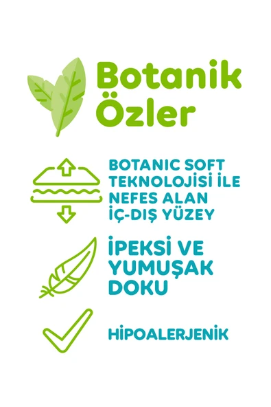 Önlem Bebek Bezi Botanika Beden:1 (2-5Kg) Yenidoğan 320 Adet Mega Ekonomik Fırsat Pk - 4