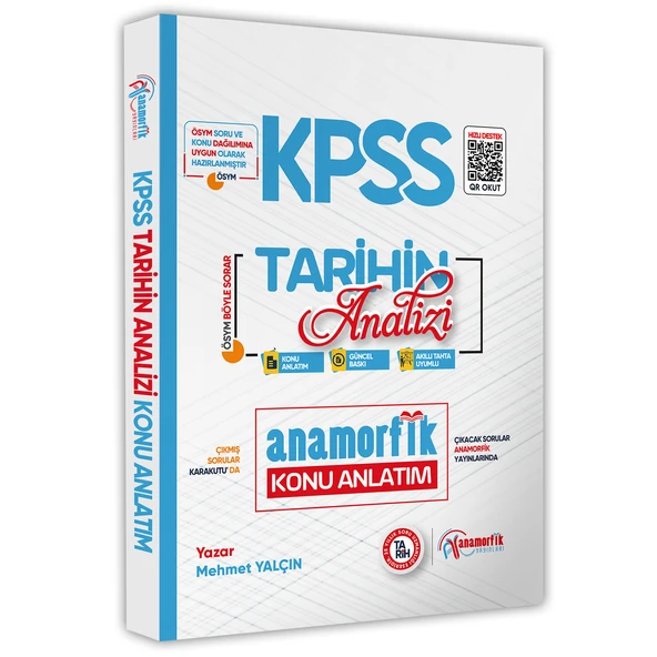 Anamorfik Yayınları KPSS Pratik Notlarla Tarihin Analizi Konu Anlatımı