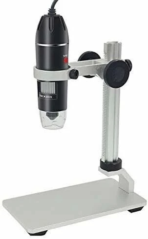 Bysameyee USB Mikroskop, Kaldırılabilir Yükseltilmiş Metal Stand