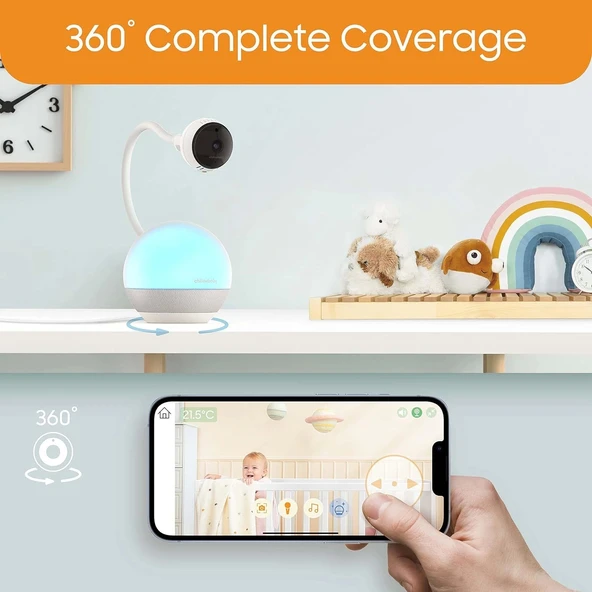 Chillax DM600 Baby Mood Lite - HD Kameralı Akıllı Bebek Monitörü - 2