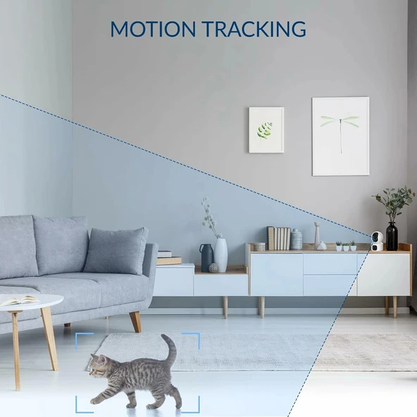 YI Çift Lensli İç Mekan Kamera, Ev Güvenlik Kamera Sistemi - 3