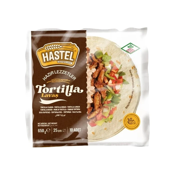 Hastel Tortilla Lavaş 10 Adet 650 Gr X 4 Paket - 2