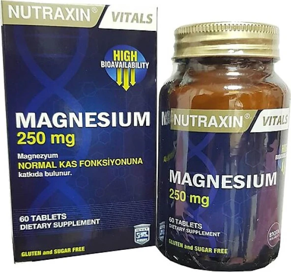 Nutraxin Magnesium 250 mg 60 Tablet