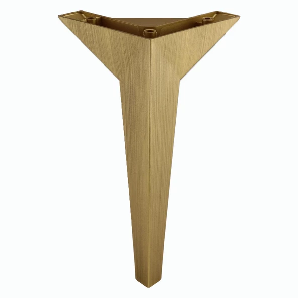 Moderno Mobilya Kanepe Tv Ünitesi Konsol Koltuk Ayağı Sarı Gold Altın Eskitme 23 Cm Ayakları - Resim 8