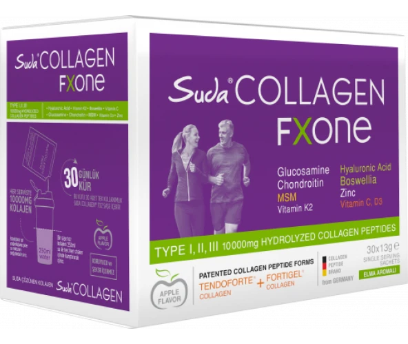 Suda Collagen Fxone Apple 13 gr x 30 Saşe ürün görseli 1
