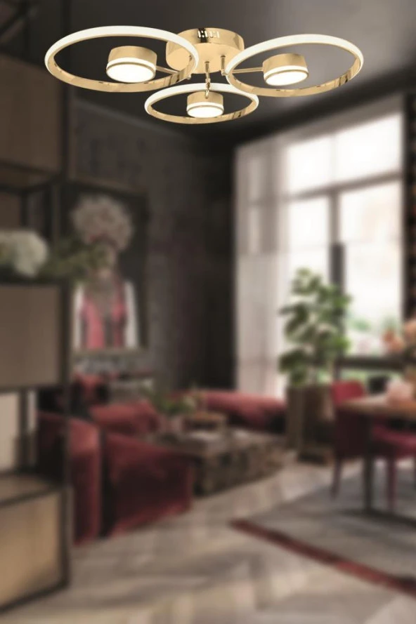 Eray Aydınlatma 9982-6 Sarı Led Avize - Resim 2