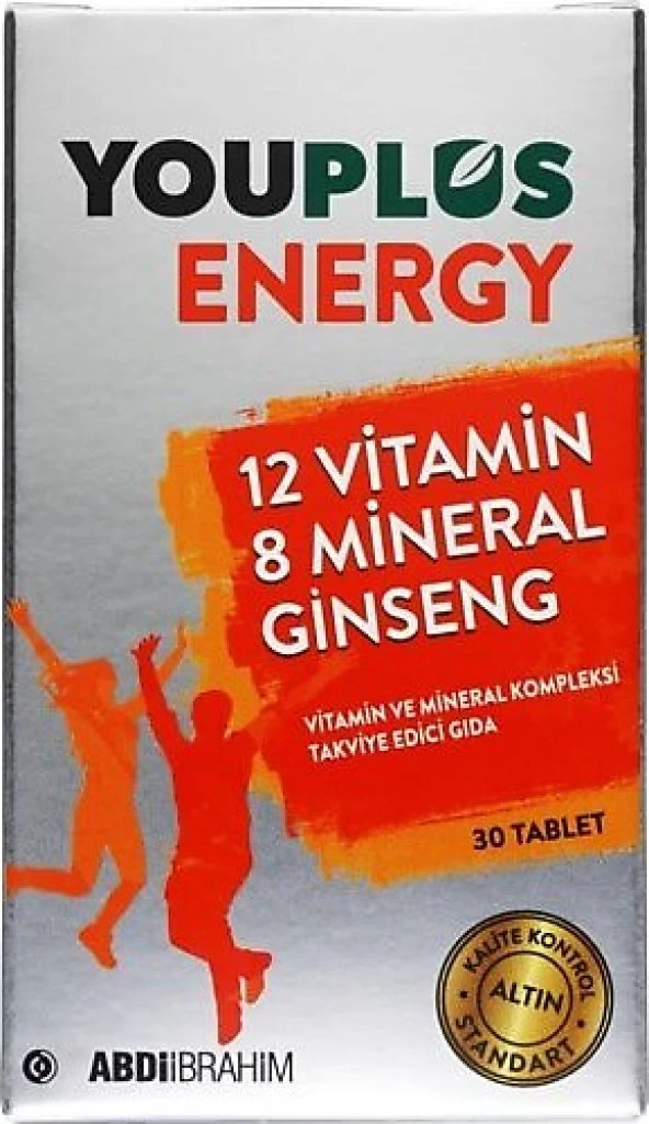 Youplus Energy Vitamin Mineral Kompleksi 30 Tablet