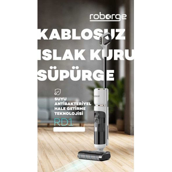 Roborge RD1 Islak Kuru Dikey Süpürge - 3