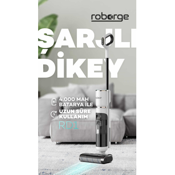 Roborge RD1 Islak Kuru Dikey Süpürge - 5