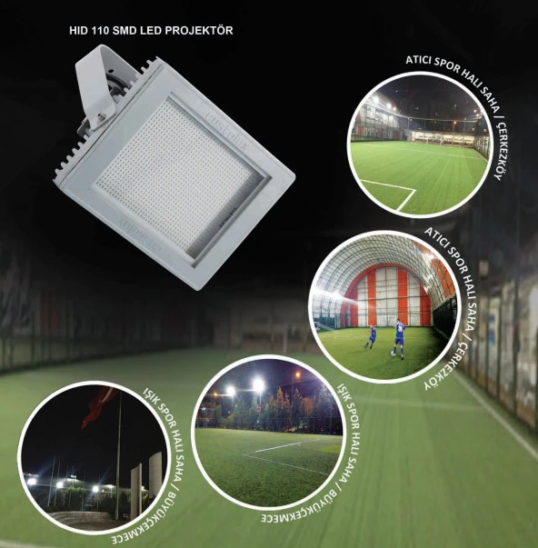 İSLED 150W Led Aydınlatma Projektörü Dış Mekan Yüksek Lümen - 4