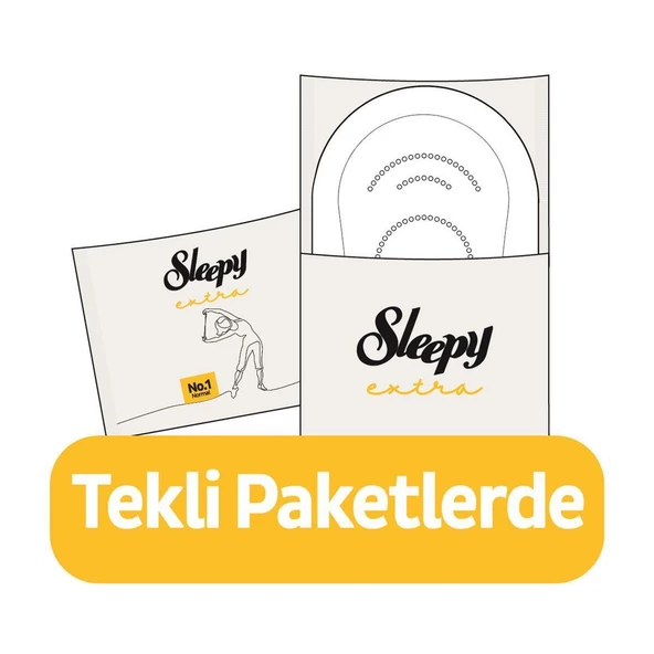 Sleepy Extra Ultra İnce Hijyenik Ped Mega Fırsat Paketi Normal 180 Adet - 5