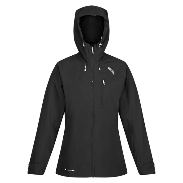 Regatta Wmns Britedale Kadın Yağmurluk-SİYAH - Resim 6