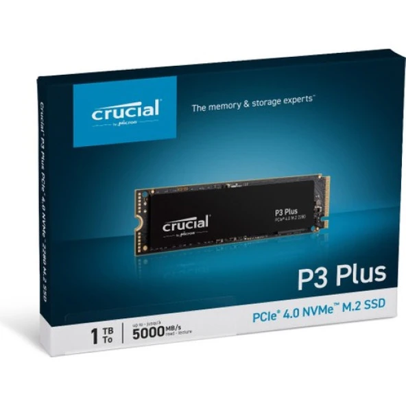 Crucial P3 Plus 1TB SSD m.2 NVMe PCIe CT1000P3PSSD8 - 4