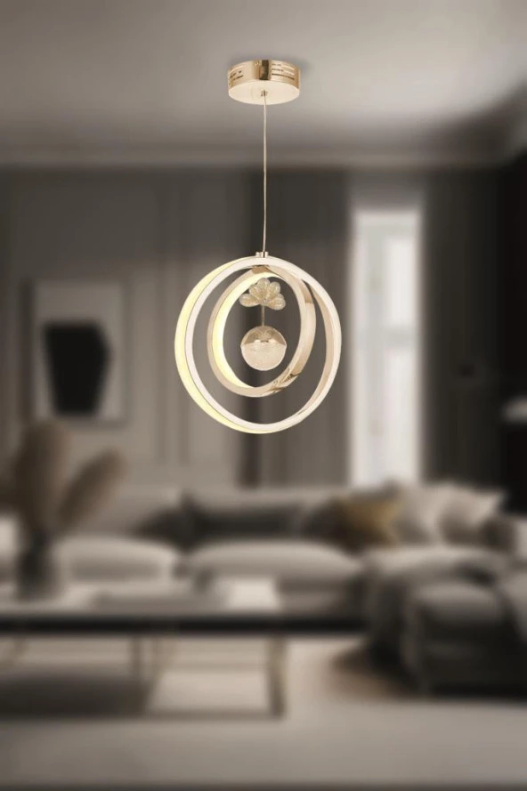 Eray Aydınlatma 9983-3 3lü Led Gold Avize - 2