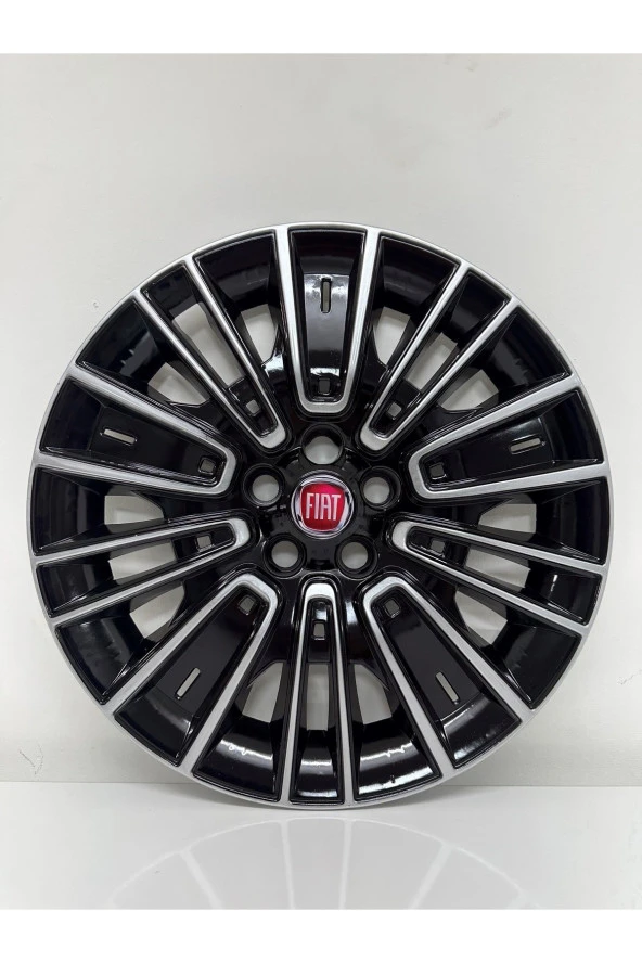 NKT GROUP Fiat Egea Urban Uyumlu 16"inç Siyah Gri Kırılmaz Jant Kapağı 4 Adet 1 Takım