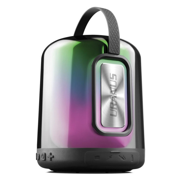 Powerway Ekstra Bass Radyolu USB Aux Micro Girişli LED Işıklı Taşınabilir Uranus Bluetooth Hoparlör