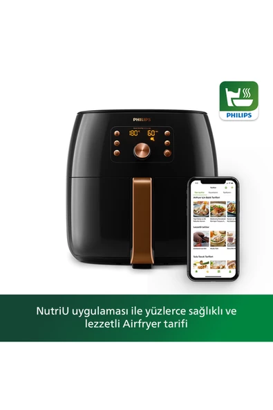 Philips Airfryer XXL HD9867/90 7.3 lt Yağsız Fritöz - 6
