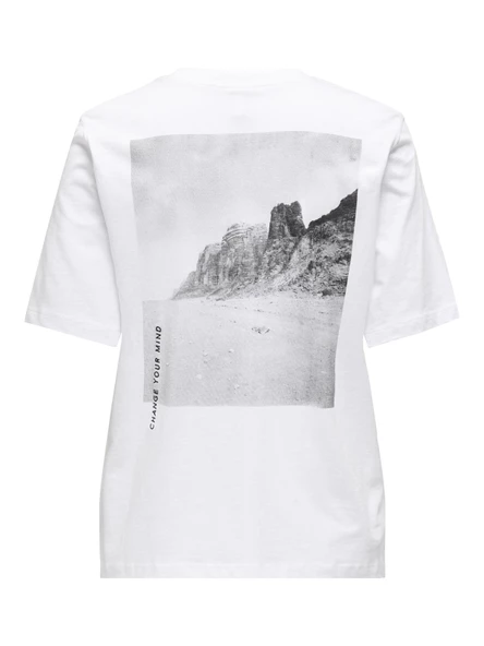 ONLY Bayan Baskılı Tişört 15316310 - Resim 7