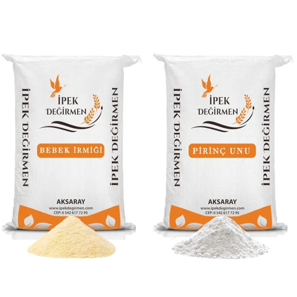 İpek Değirmen Bebek İrmiği Pirinç Unu Doğal Katkısız 1 KG