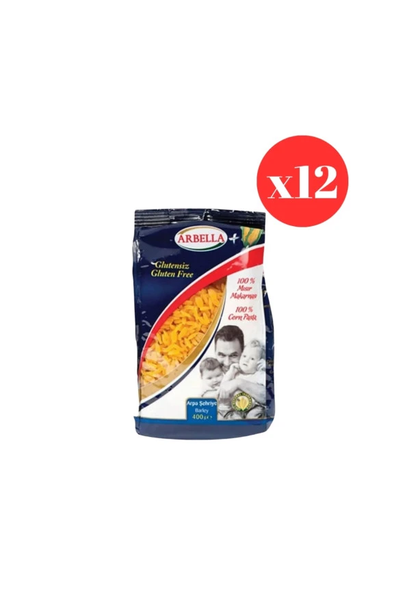 Arbella GLUTENSİZ Arpa Şehriye 400 G 12 Adet