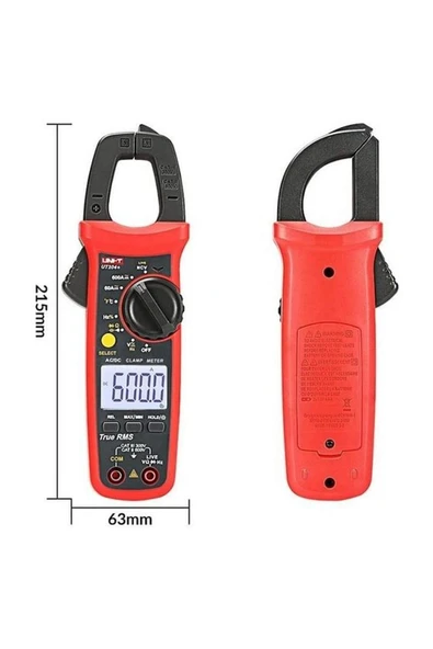 Ut-204 Ac/dc 600a Pens Ampermetre - 5